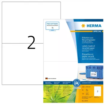 Isekleepuv printerisilt HERMA 10737 Valge 21x14,8 cm 160 silti
