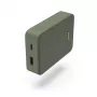 Hama Colour 10 akupank, 10000 mAh, 2 väljundit: USB-C, USB-A, roheline