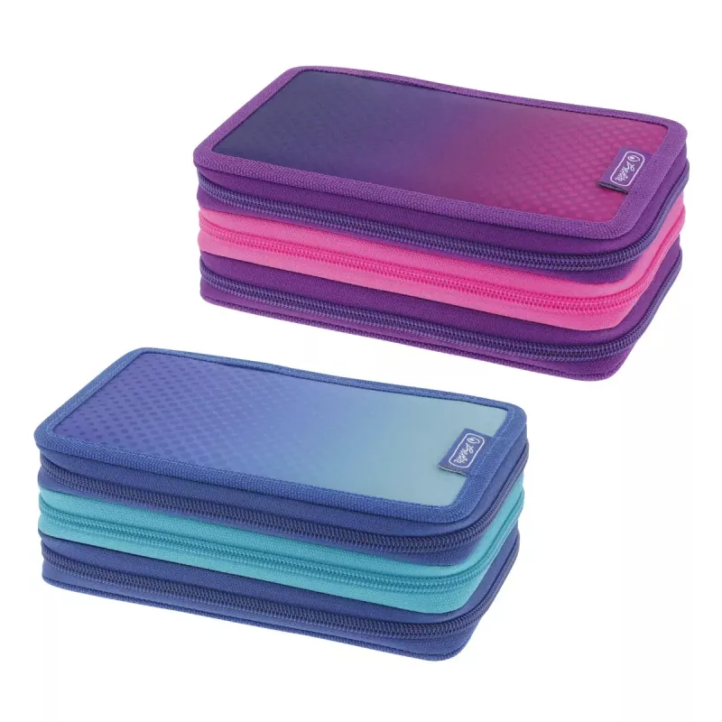 Herlitz TriCase Dip Dye 31 tk sinine türkiis polüester 190x115x70 mm