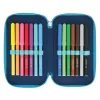 Herlitz TriCase Dip Dye 31 tk sinine türkiis polüester 190x115x70 mm