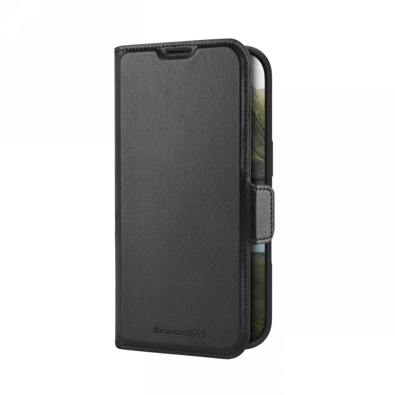 dbramante1928 Oslo Pro - iPhone 16 Pro - Must, Folio, Apple, iPhone 16 Pro, 16 cm (6,3 tolli), Must