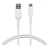 dbramante1928 re-charge - kaabel 1 m USB-A USB-C-le - W, 1 m, USB A, USB C, USB 2.0, 0,48 Gbit/s, valge