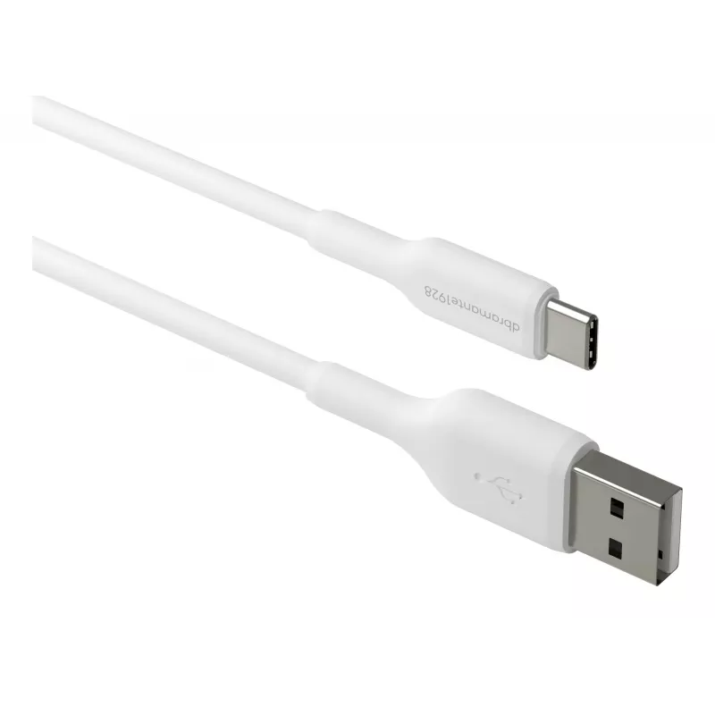 dbramante1928 re-charge - kaabel 1 m USB-A USB-C-le - W, 1 m, USB A, USB C, USB 2.0, 0,48 Gbit/s, valge