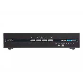 ATEN 4-pordiline USB HDMI kahe kuvariga turvaline KVM-lüliti CAC-iga (4 arvutit, 4K UHD 3840×2160)