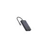 Rapoo UCM-2005 liidesekaarte/adapter 3,5 mm DisplayPort HDMI RJ-45 USB 3.2 Gen 1 USB USB-C