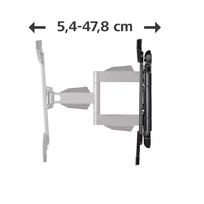 Hama teleri seinakinnitus, pööratav, kallutatav, väljatõmmatav, 191 cm (75) kuni 45 kg
