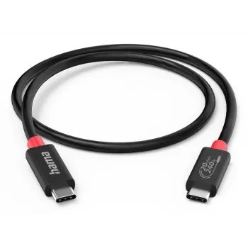 Hama 00200788 USB-kaabel 1 m USB C Must
