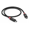 Hama 00200788 USB-kaabel 1 m USB C Must