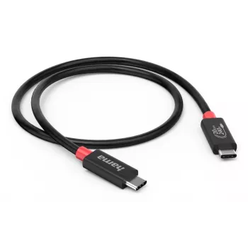 Hama 00200788 USB-kaabel 1 m USB C Must