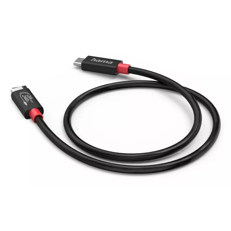 Hama 00200788 USB-kaabel 1 m USB C Must