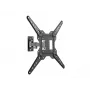 Equip 23 tolli kuni 55 tolli täisliigutusega teleri seinakinnitusklamber, 100 x 100 mm, 400 x 400 mm, -8 - 5°, -90 - 90°, roostevaba teras, must