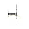 Equip 23 tolli kuni 55 tolli täisliigutusega teleri seinakinnitusklamber, 100 x 100 mm, 400 x 400 mm, -8 - 5°, -90 - 90°, roostevaba teras, must