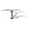 Equip 23 tolli kuni 55 tolli täisliigutusega teleri seinakinnitusklamber, 100 x 100 mm, 400 x 400 mm, -8 - 5°, -90 - 90°, roostevaba teras, must