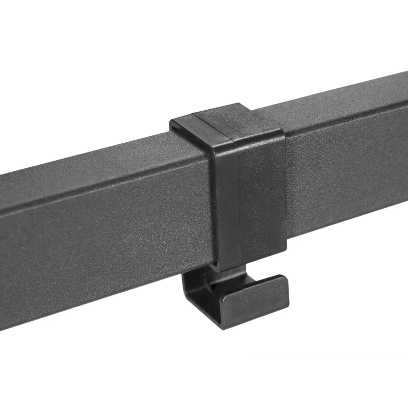 Equip 23 tolli kuni 55 tolli täisliigutusega teleri seinakinnitusklamber, 100 x 100 mm, 400 x 400 mm, -8 - 5°, -90 - 90°, roostevaba teras, must