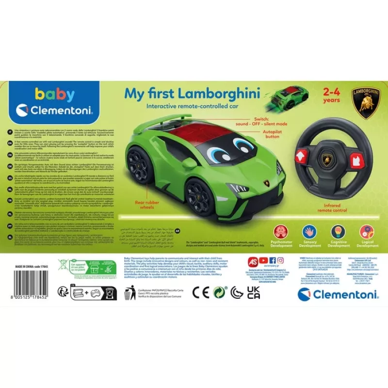 Baby My First Lamborghini, Auto, 2 aastat Baby My First Lamborghini. Tüüp: Auto, Soovitatud vanus (min): 2 aastat, Heliga