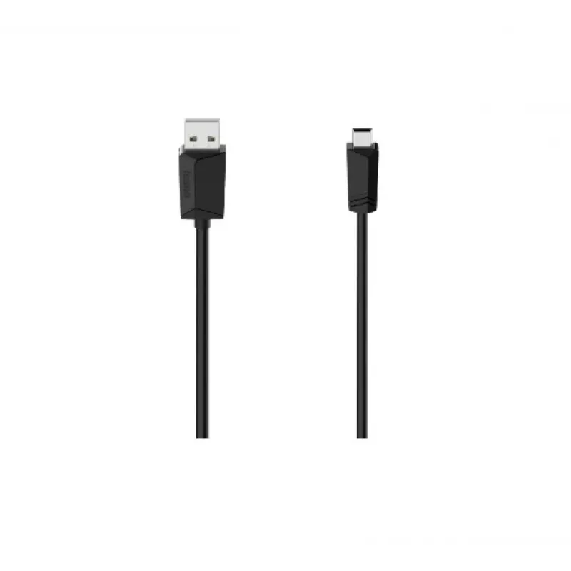 Hama 00074260 USB-kaabel USB 2.0 1,5 m USB A Mini-USB B Must