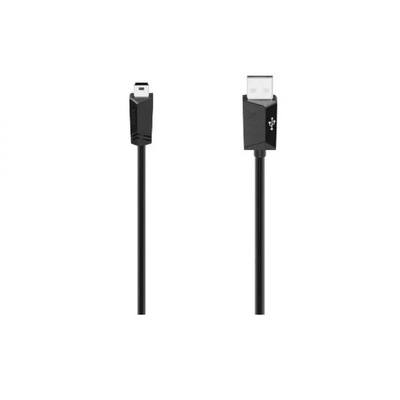 Hama 00074260 USB-kaabel USB 2.0 1,5 m USB A Mini-USB B Must
