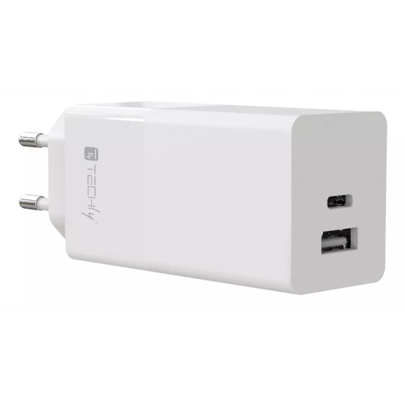 Techly IPW-PD100W-WH mobiilseadme laadija Akupank, Nutitelefon, Tahvelarvuti, Universaalne Valge Kiirlaadimine Sisetingimustesse