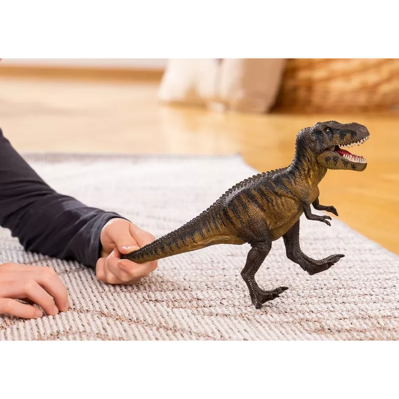 schleich Dinosaurs Tarbosaurus, 4 a, Maad vallutamas, Dinosaurused ja vulkaan, Pruun, Plastik