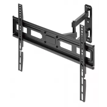 Manhattan seinale kinnitus teleritele ja monitoridele (täisliigutus), ekraanidele 32 tolli kuni 65 tolli, VESA ühilduvus: kõik vahemikus 100x100 mm kuni 600x400 mm – kontrollige nelja kinnitusava mõõtmeid ekraani tagaküljel, et veenduda sobivuses, max 35 kg, must, kronstein, eluaegne garantii