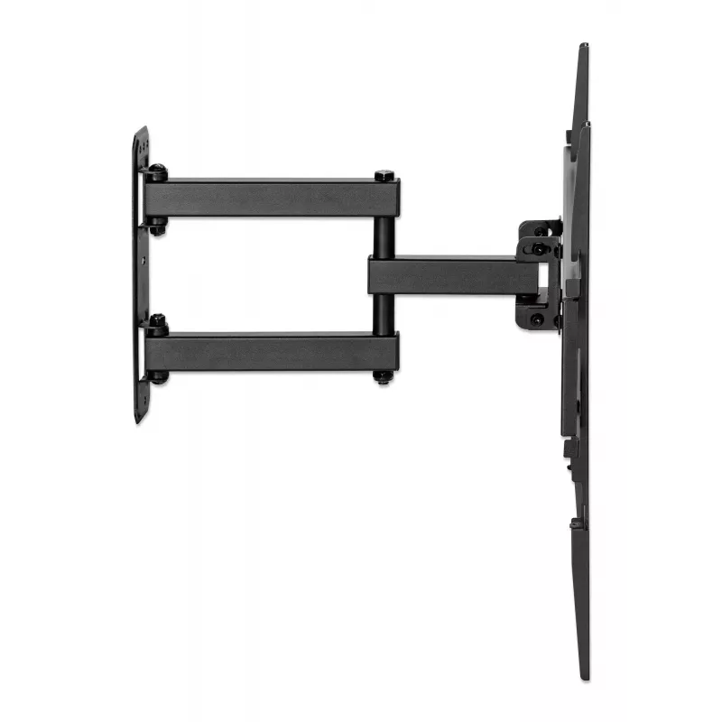 Manhattan seinale kinnitus teleritele ja monitoridele (täisliigutus), ekraanidele 32 tolli kuni 65 tolli, VESA ühilduvus: kõik vahemikus 100x100 mm kuni 600x400 mm – kontrollige nelja kinnitusava mõõtmeid ekraani tagaküljel, et veenduda sobivuses, max 35 kg, must, kronstein, eluaegne garantii