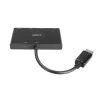 Lindy 4-pordiline DisplayPort 1.2 MST jaotur, DisplayPort, DisplayPort, 1920 x 1080 (HD 1080), 3840 x 2160, Must, Akrüülnitriilbutadieenstüreen (ABS), CE, UKCA, FCC, RoHS ja REACH