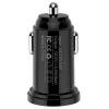 Techly Mini autolaadija 2 USB-A porti 12W / 2,4A must, auto, sigaretisüütaja, 2,4 A, must