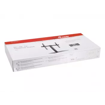 Equip 32-tolline kuni 55-tolline teleri lauajalg, 81,3 cm (32 tolli), 139,7 cm (55 tolli), 40 kg, 600 x 400 mm, klaas, metall, must