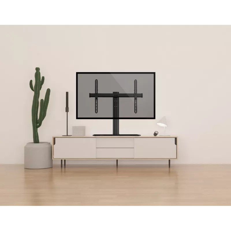 Equip 32-tolline kuni 55-tolline teleri lauajalg, 81,3 cm (32 tolli), 139,7 cm (55 tolli), 40 kg, 600 x 400 mm, klaas, metall, must