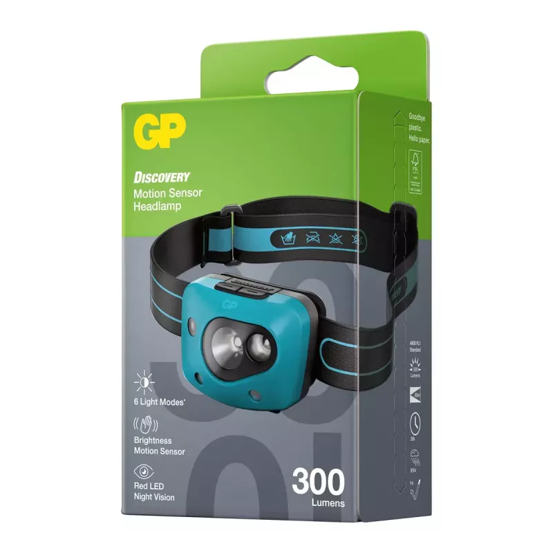 Pealamp GP Lighting Discovery Teal LED 300 lm IPX4