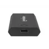Manhattan M.2 NVMe SSD-korpus, USB-C emane ühendus, 10 Gbps (USB 3.2 Gen2 ehk USB 3.1), UASP-ühilduv, SuperSpeed+ USB, alumiinium, must, kolmeaastane garantii