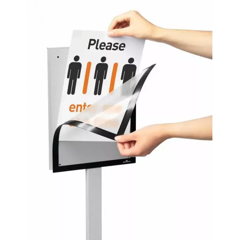 Durable INFO STAND BASIC A4 infostend metall plastikust hall
