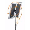 Infostend Durable 479823 A4 Alumiinium Plastik Teras 1205 mm