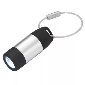 Võtmehoidjaga taskulamp TROIKA ECO CHARGE must hall LED USB