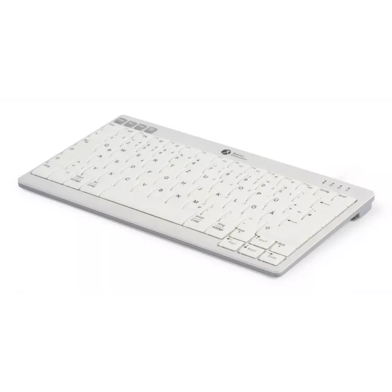 BakkerElkhuizen UltraBoard 950 V2 Wireless UK Qwerty, Tenkeyless (80–87%), juhtmega ja juhtmevaba, USB + Bluetooth, käärikuklahv, QWERTY, tumehall, helehall