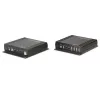 Lindy 140m Cat.6 DVI-D, USB, Audio ja RS-232 KVM-pikendaja, Saatja ja vastuvõtja, Juhtmega, 140 m, Cat6, 60 Hz, Must