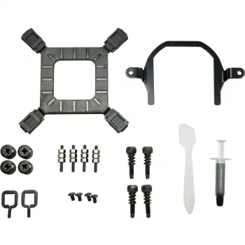 Kõik-ühes vedelik-CPU-jahuti INTER-TECH Argus Iceman B-240 — 12 cm ventilaator, hüdrauliline laager, must