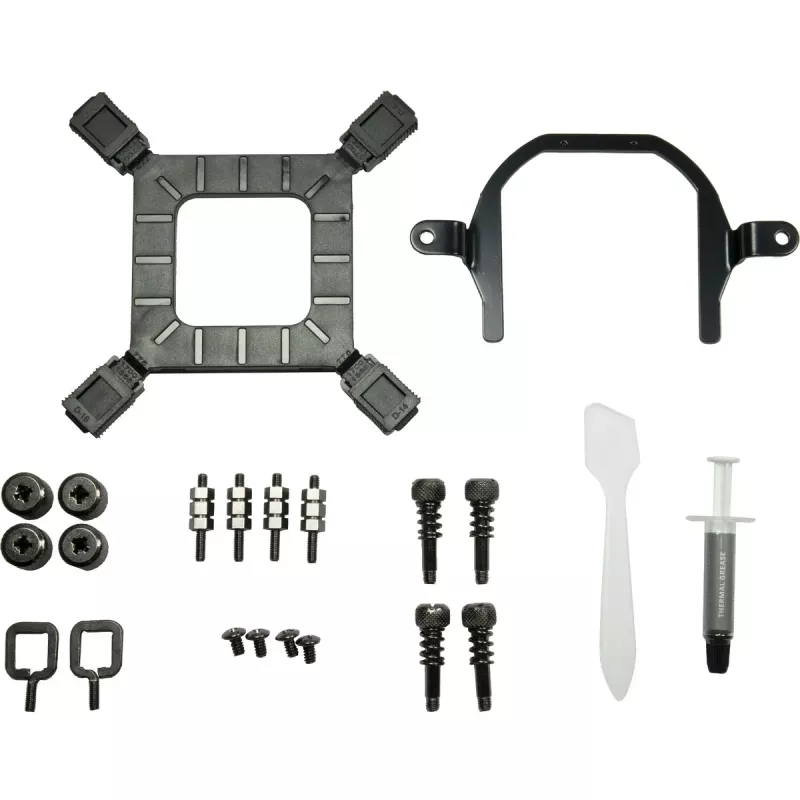 Kõik-ühes vedelik-CPU-jahuti INTER-TECH Argus Iceman B-240 — 12 cm ventilaator, hüdrauliline laager, must