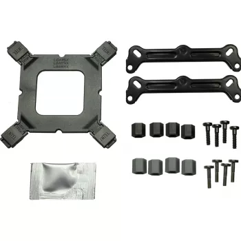 Õhkjahuti INTER-TECH 4P90 Pro Bulk, 92 mm ventilaator, hüdrauliline laager, 12 V, toetab AM5/AM4/AMD ja mitmeid Inteli sokleid, must