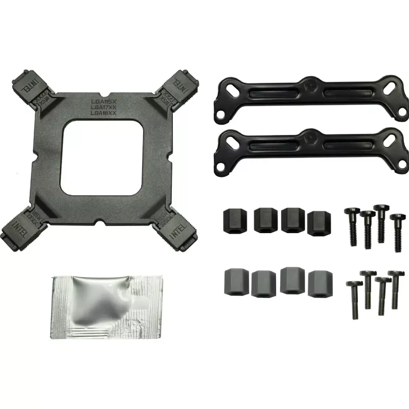 Õhkjahuti INTER-TECH 4P90 Pro Bulk, 92 mm ventilaator, hüdrauliline laager, 12 V, toetab AM5/AM4/AMD ja mitmeid Inteli sokleid, must