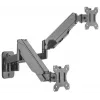 Manhattan Dual Wall Mount for TV & Monitors (Full Motion Gas Spring), For screens 17 inch to 32 inch, VESA Ühilduvus: 75x75mm and 100x100mm - check the dimensions of the four mounting holes on back of screen to ensure it fits, Max 8kg each, Must, Bracket