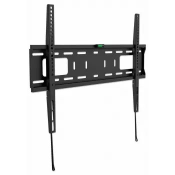 Manhattan seinakinnitus teleritele ja monitoridele (fikseeritud), ekraanidele 37–65 tolli, VESA ühilduvus: kõik vahemikus 200x200 mm kuni 600x400 mm – kontrolli nelja kinnitusaugu mõõtmeid ekraani tagaküljel, et veenduda sobivuses, max 50 kg, must, kronstein