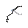 Equip 17–35-tolline Premium Monitori Lauakinnitusklamber, Must