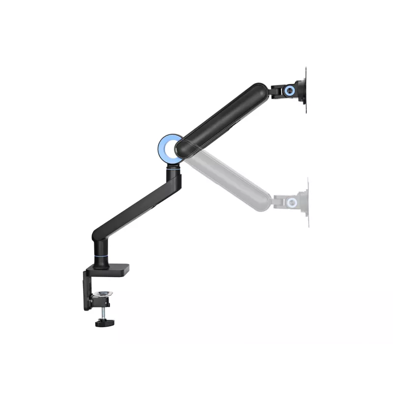 Equip 17–35-tolline Premium Monitori Lauakinnitusklamber, Must
