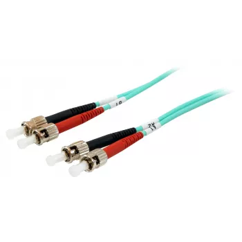 Equip ST/ST fiiberoptiline ühenduskaabel, OM3, 2m, 2 m, OM3, ST, ST
