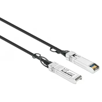 Intellinet 0,5 m 10G SFP+ passiivne otseühendusega vasktwinax-kaabel 30AWG, ühilduv HP 487649-B21-ga