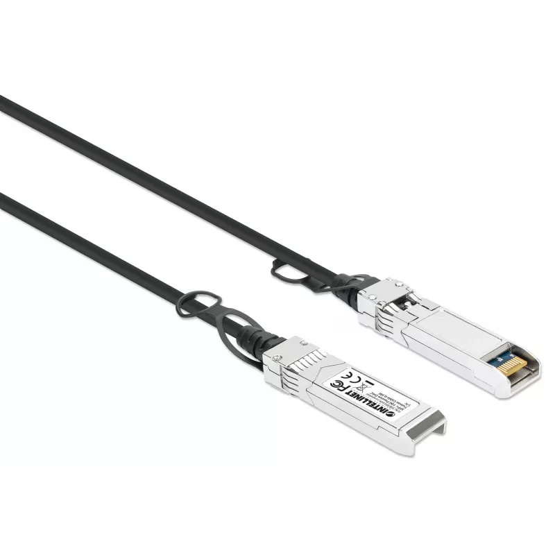 Intellinet 0,5 m 10G SFP+ passiivne otseühendusega vasktwinax-kaabel 30AWG, ühilduv HP 487649-B21-ga
