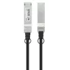 Intellinet 0,5 m 40G QSFP+ passiivne otseühendusega vask-twinax-kaabel 30AWG, MSA QSFP-H40G-CU50CM-ühilduv