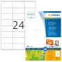 Isekleepuv printerisilt HERMA 10728 Valge 7 cm x 3,6 cm