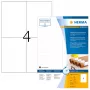 Isekleepuv printerisilt HERMA 10773 Valge 10,5x14,8 cm 320 silti